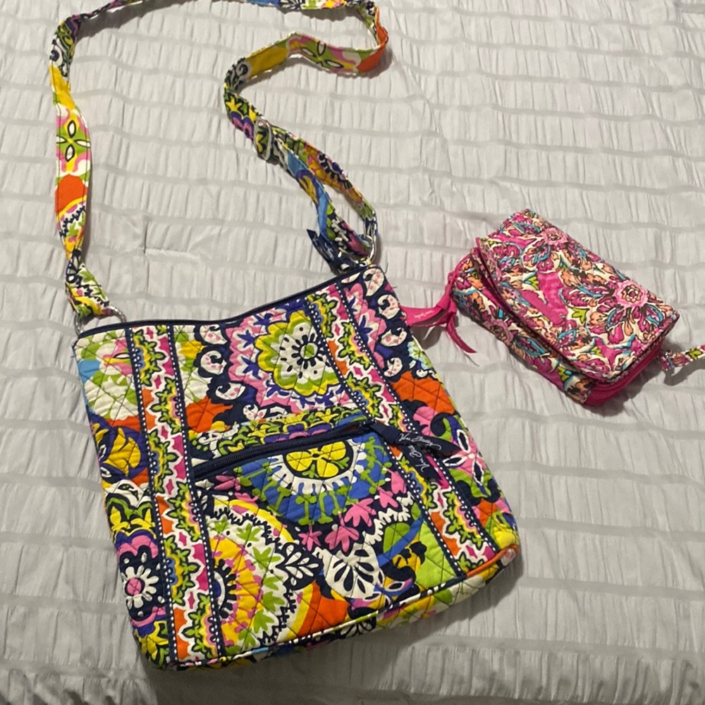 Vera Bradley crossbody and wallet